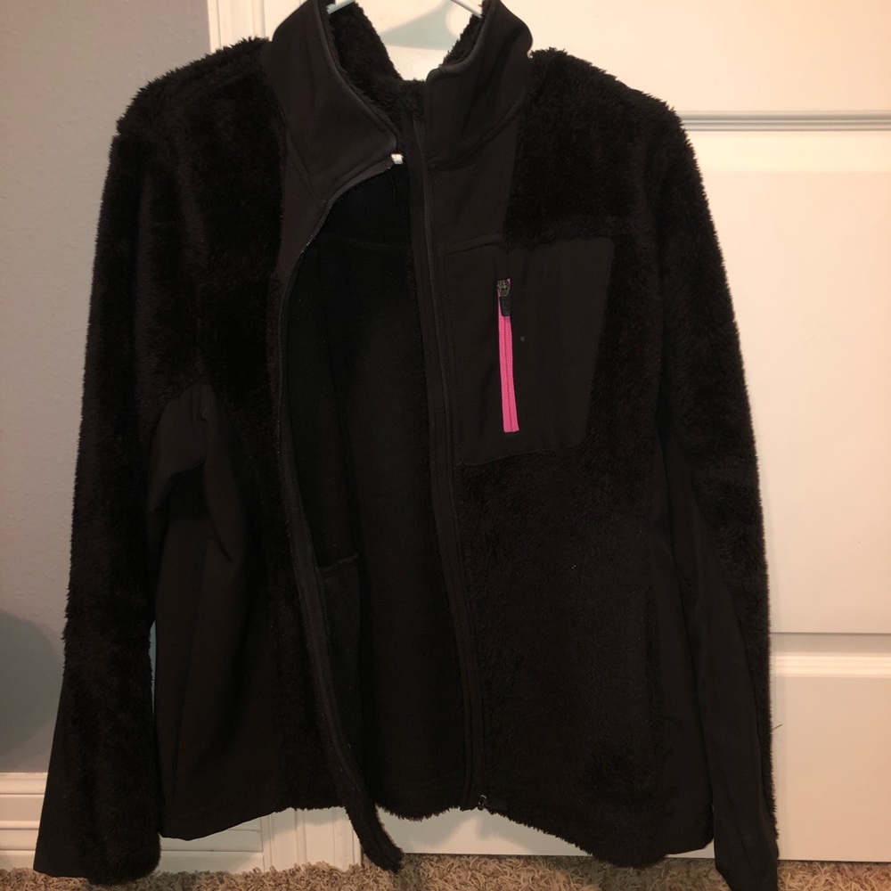 Fuzzy Black Jacket